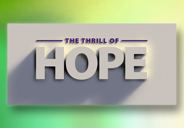 the thrill of hope worship slide