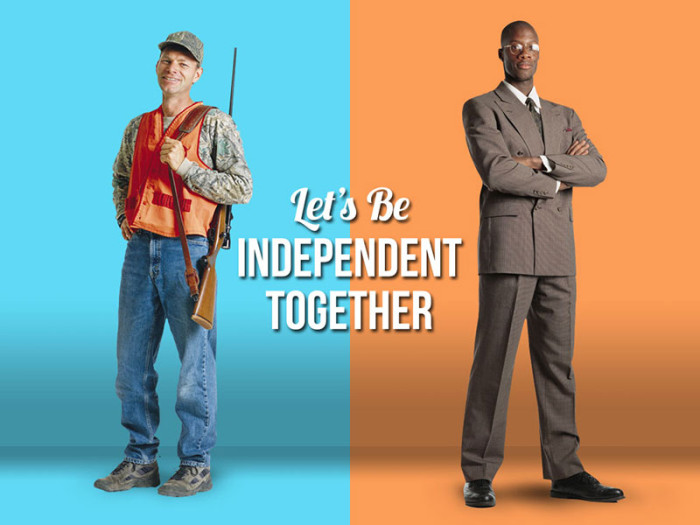 Let's Be Independent Slide 1