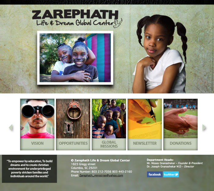 zarephath ministries web site home page